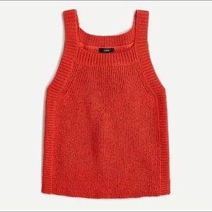 J. Crew Orange Sweater Tank